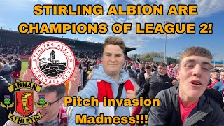 STIRLING ALBION ARE LEAGUE 2 CHAMPIONS  STIRLING ALBION V ANNAN ATHLETIC MATCHDAY VLOG [upl. by Gran]