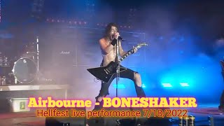 Airbourne  BONESHAKER  HELLFEST LIVE PERFORMANCE 2022 [upl. by Odlanar]