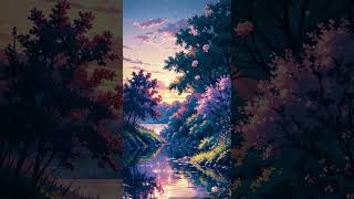 QUIET NIGHT🌈😴 2024 relax ai livewallpaper aiimagegenerator relaxing chill relaxingmusic [upl. by Veradis705]