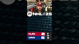 NEW SCORE CLOCK IN NHL 25 [upl. by Illehs]