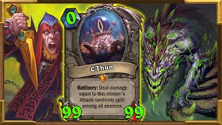 Hearthstone Remember CThun 0 Mana CThun Galakrond Togwaggle Rogue  One Hit Deck  Wild [upl. by Garges]