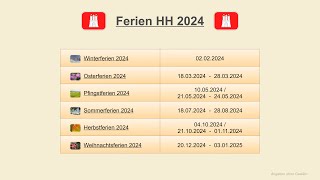 Ferien HH 2024 [upl. by Ordnassela]