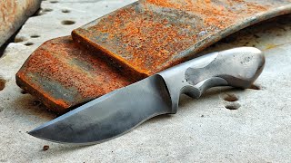 Knife Making  Making a Hunting Knife [upl. by Gnaht]