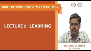 Lecture 9  Learning [upl. by Ahkos]