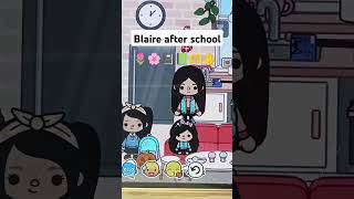 Blaire after school tocaboca asmrsounds credit to yulitakan [upl. by Tiram958]