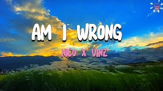 AM I WRONG  NICO amp VINZ LYRICS💤 [upl. by Soluk]