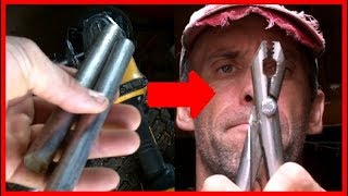 Stainless Pliers 2 Rods and an Angle Grinder DIY [upl. by Argile568]