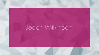 Jaden Wilkinson  appearance [upl. by Blondy787]