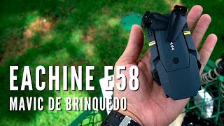 REVIEW DRONE DOBRÁVEL EACHINE E58  BANGGOOD [upl. by Mallorie]