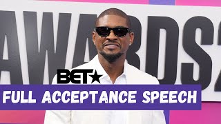 Ushers BET Lifetime Achievement Speech The REAL Story [upl. by Aselehc]