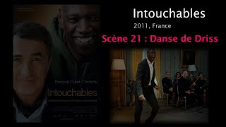 Intouchables Scène 21 Driss dances at Philippes birthday party French English subtitles [upl. by Erialc423]