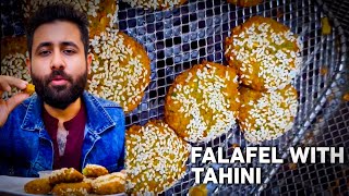 Falafel with Tahini Sauce  Recipe  Haseebee [upl. by Salakcin]