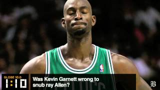 Globe 100 Was Garnett wrong in snubbing Ray Allen [upl. by Eseila275]