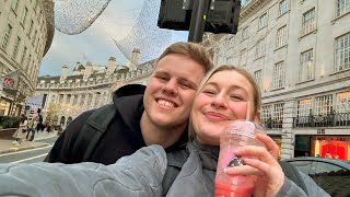 LONDON  CHRISTMAS SHOPPING  James and Carys [upl. by Claire]