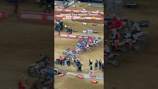 Insane holeshot from Malcom Stewart at Paris Supercross 2024😲mx motocross paris foryou [upl. by Suirauqram]