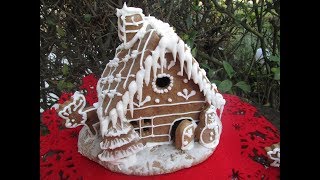 Chatki z piernikainstrukcja moje chatki gingerbread house [upl. by Jecon]