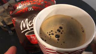 Tasting Mcdonalds McCafe Coffee For The First Time [upl. by Todd]