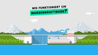 Wie funktioniert ein Wasserkraftwerk [upl. by Ohaus]