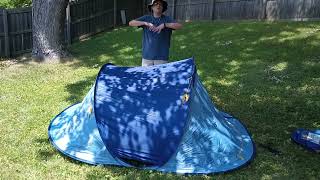 How to Pack Up the Adventuridge 2 Person PopUp Tent [upl. by Anniroc]