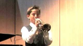 Cornet solo  Dominic Longhurst  Willow Echoes by Frank Simon [upl. by Eelac430]