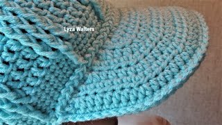 Crochet Super Easy Basic Brim  Stylish Ribbed Hat Part 3 [upl. by Afatsuom381]