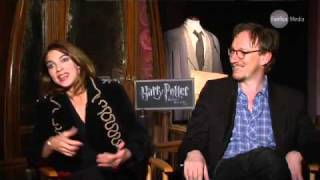 Natalia Tena amp David Thewlis talk Harry Potter [upl. by Ardnuasak]