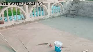 Roof Waterproofing Work ASTRAL ADHESIVES ROOFTECT ADVANCE shortfeed viral youtubeshorts [upl. by Ahmed29]