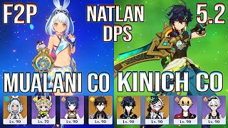 Natlan DPS amp Craft Weapons Mualani C0 amp Kinich C0 Spiral Abyss 52 Floor 12 Genshin impact [upl. by Packton]