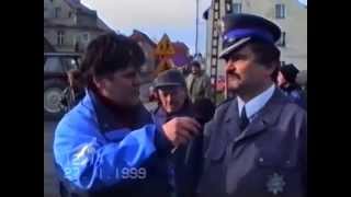 Protest rolników 27 stycznia 1999 roku w Łagiewnikach [upl. by Lybis]