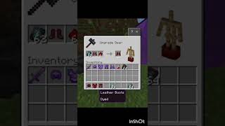 Making Deadpool armour trim in Minecraft shorts viralshorts minecraft [upl. by Korey806]