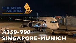 12 Hours in Economy on Singapore Airlines A350900 LONG HAUL  Trip Report [upl. by Diogenes841]