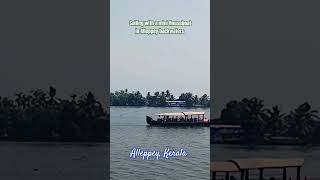 Sailing with a small open Houseboat at Alleppey backwaters Kerala [upl. by Gerome]