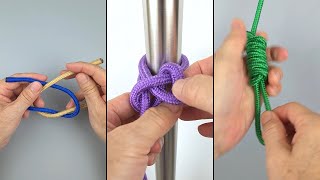 How To Tie Granny Knot Halyard Bend Hangmans Knot [upl. by Haziza]