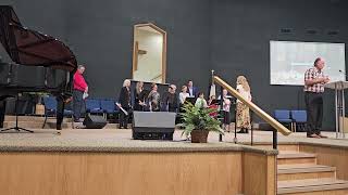 Carolyn BENTLEY LEADS THE CHIME CHOIR AT MAPLECREST BAPTIST CHURCH [upl. by Hinkle]