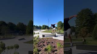 Caveman down the hubba skateboarding skate oldschoolskateboarding skatelife short [upl. by Eelyk]