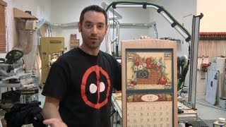 163  How to Build a Calendar Frame Part 2 of 2 [upl. by Alacim]