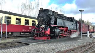 Brockenbahn  Dampfzüge in Schierke [upl. by Alesi]