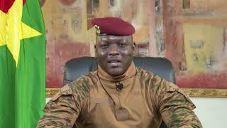 Burkina Faso  Message de fin dannée du Capitaine Ibrahim Traoré [upl. by Eissed335]