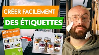 Créer et imprimer facilement des étiquettes [upl. by Lemrac]