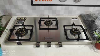 hindware premium cooktopgas oven Arturo 3B Top stainless steel gas oven smartliving [upl. by Arta]