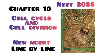 Cell cycle and cell division class 11  Cell cycle and cell division ncert line by line  part 2 [upl. by Anizor724]