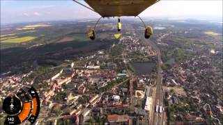 Flug vom Flugplatz Merseburg  Schkopau  Waldbad Leuna HD [upl. by Reuven]