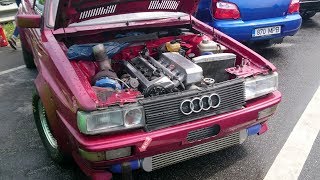 800HP 85 Audi Coupe Quattro B2 25t 20v 5cyl [upl. by Jolee]