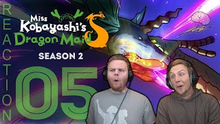 SOS Bros Reacts  Kobayashis Dragon Maid Season 2 Episode 5  Tohru and Elmas Bizarre Adventure [upl. by Mannos]