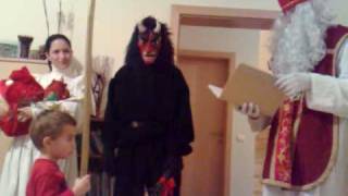 Gerald hat Besuch von Nikolaus Krampus und Engerl [upl. by Aicnelev]