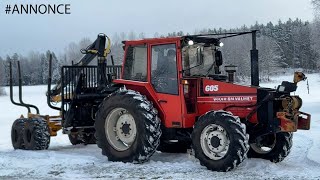 Volvo BM Valmet 605 with Moheda 1204WD for sale at Klaravik  Annonce [upl. by Yrehc]