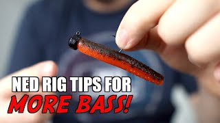 3 Ned Rig Tips to Catch MORE Bass [upl. by Assirehs]