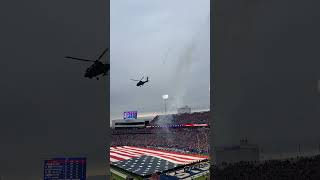 Buffalo Bills Pregame Fly Over  Bills Chiefs  111724 [upl. by Yerrok870]