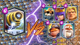 SPARKY VS ALL CHAMPIONS  Clash Royale Challenge [upl. by Afrika733]