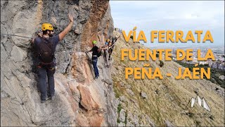 Vía Ferrata Fuente de la Peña Jaén Una experiencia inolvidable con vistas de dron [upl. by Licha645]